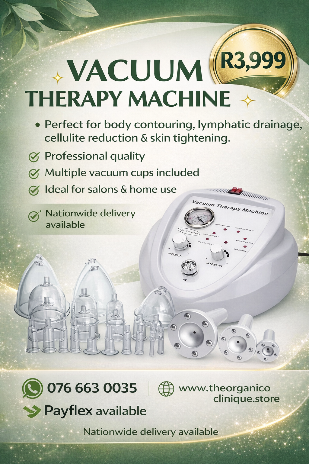 Butt Vacuum Therapy Machine