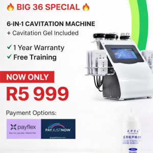 6IN1 CAVITATION MACHINE (BIG 36) + GEL