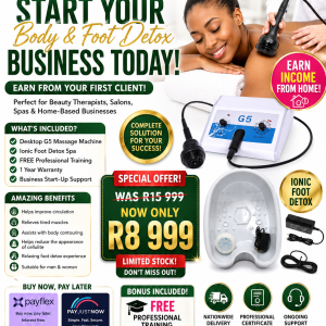 DESKTOP G5 MACHINE + FOOT DETOX MACHINE COMBO