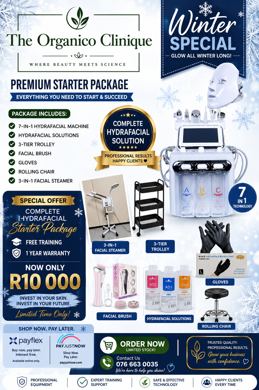 7IN1 HYDRAFACIAL PREMIUM STARTER PACKAGE