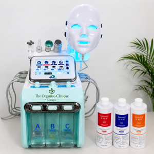 7-in-1 Hydra Facial Machine with LED Therapy Mask