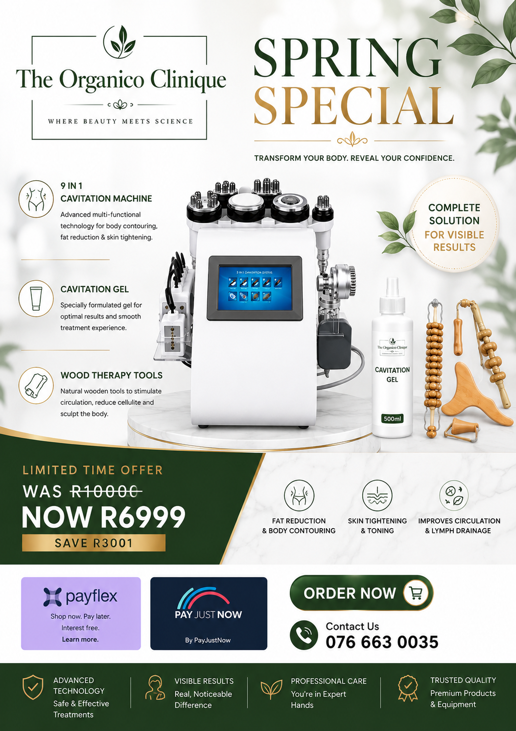 9in1 Cavitation Machine Spring Special